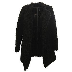 Yu & Me Black Faux Fur Coat